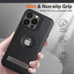 Leather Phone Case for iPhone 15 14 Pro Max Plus 13 12 11 Mobile Cases with Slim Metal Kickstand Soft Grip Luxury Back Cover