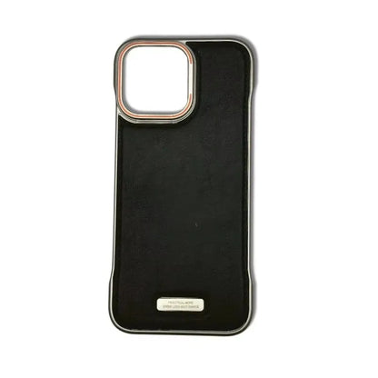 Phone Case Luxury Matte PU Leather Frameless For iPhone 16 15 14 13 12 Pro Max Plus Metal Lens Protection Shockproof Back Cover
