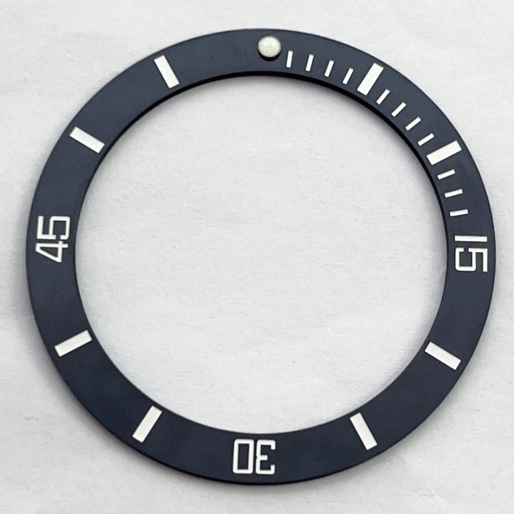 42mm Silver Watch Case Sapphire Glass Watch Case Plane Ceramic Bezel Fit NH35 NH36 Movement Watch Accessories