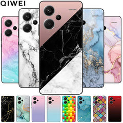 For Xiaomi Redmi Note 13 Pro+ Plus Case Fashion Marble Silicon Soft TPU Back Cover On Redmi Note 13 Pro Plus 5G Phone Cases Cool
