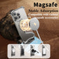 Oatsbasf Metal Phone Case for iPhone 16/16 Pro/16 Pro Max Ultra-thin Frameless Magsafe Shockproof Minimalist Protective Covers