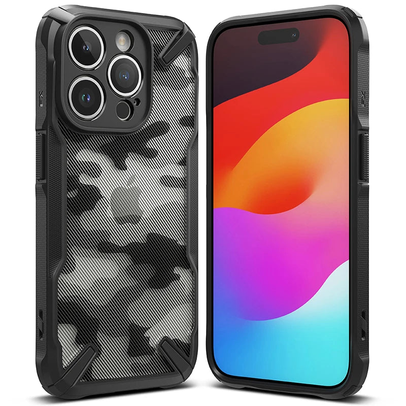 Ringke Case Compatible with iPhone 15 Pro 6.1-Inch, [Military-Grade Protection] Advanced Protection PC + TPU Bumper Phone - Caseverse