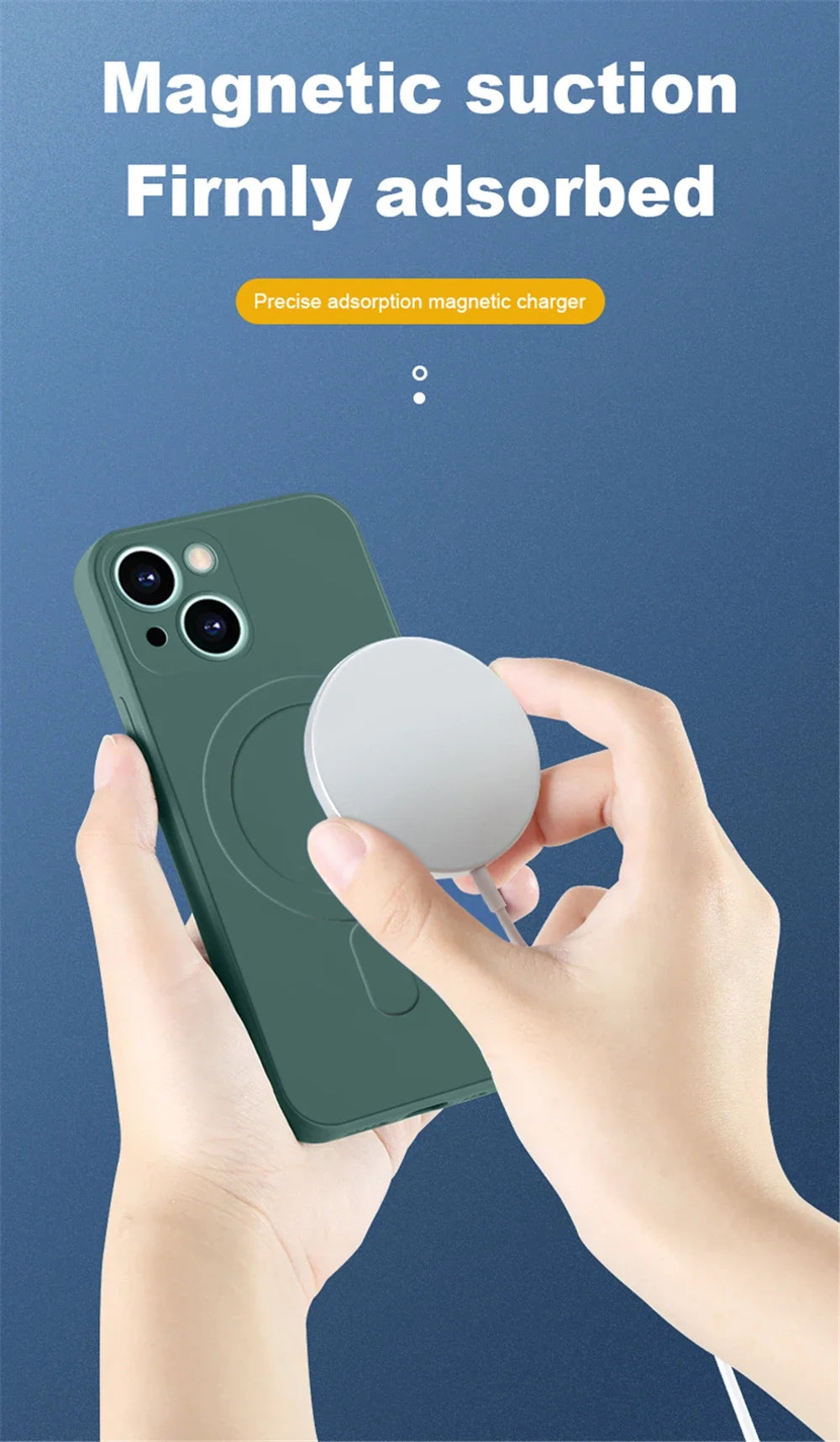 For iPhone 15 Pro Max Luxury Magsafe Magnetic Liquid Silicone Phone Case For iPhone 11 12 13 14 15 16 plus X Xr Protective Cover - Caseverse