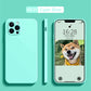 Luxury Liquid Silicone Shockproof Case for iPhone 14 15 Plus X XS XR Max Mini Back Soft Cover - Caseverse