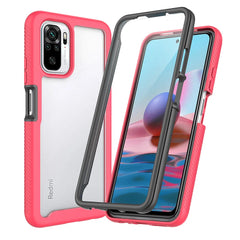 Hybrid TPU/PC Case for Xiaomi Poco M5s Built-in Screen Protector 360 Degree Shockproof Crystal Clear Cover for Xiaomi Poco M5 S