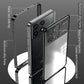 Metal Phone Case Spring Lock Buckle for XiaoMi 14 Ultra Civi 13T 15 Pro Poco X6 F5 F6 Pro Lens Protection Matte Back Cover Cases