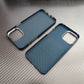 real carbon fiber phone case for iphone16 1514 13 12 pro max case metal ring aramid fiber phone cover for iphone 15/12/13 pro