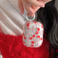Pink Bow Knot Headset Case for AirPods 1/2 With Keychain for AirPods Pro2 4nd Charging Box Fundas for AirPods 3 Clear Shockproof