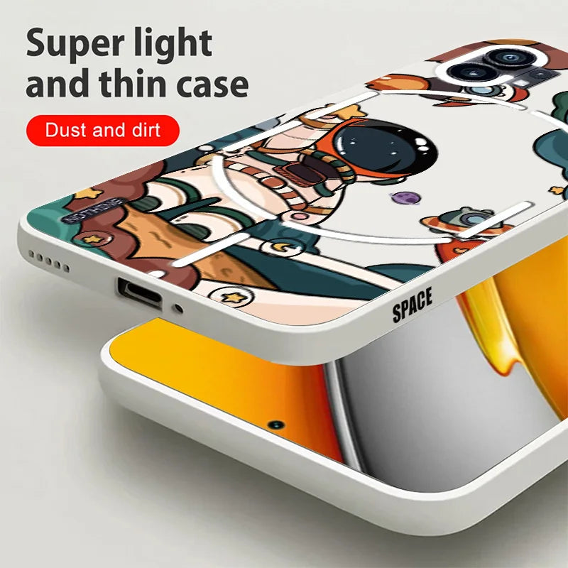 Liquid Silicone Case for Nothing Phone 1 Protective Case Phone 1  Full Wrap Drop-proof Soft Case - Caseverse