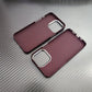real carbon fiber phone case for iphone16 1514 13 12 pro max case metal ring aramid fiber phone cover for iphone 15/12/13 pro