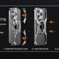 Metal Frameless Magsafe Magnetic Holder Phone Case For iPhone 16 15 14 13 Pro Max 16promax Aluminum Alloy Frame Shockproof Cover