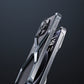 Metal Rimless Phone Case For iPhone 13 14 15 Pro Max Aluminum Removable Heat Dissipation Armor Phone Cover For IPHON 15 Promax