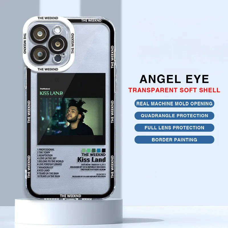 The-Weeknd Fashion Cool Musi Case for iPhone 15 Pro 11Pro Max XR 12 13 Mini XSmax 14 7 Plus SE 6 8 X XS Phone Clear Fundas Cover