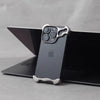 Luxury Irregular Aluminum Alloy Bumper Phone Case For IPhone 12 13 14 15 16 Pro Max 16Pro Plus Lens Film Protection Metal Cover - Caseverse
