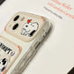 Cute Cartoon Peanut Snoopy Card Holder Pocket Phone Case For iPhone 16 15 14 13 12 11 Pro Max Cases Soft TPU Cover With Lanyard