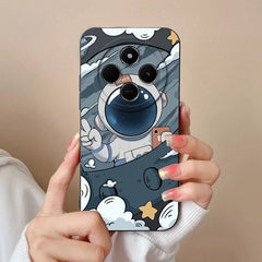 For Redmi 14C Phone Case Cartoon Astronaut Full Coverage Anti Drop Funda For Xiaomi Redmi 14 C Soft Liquid Silicone Bumper Capa
