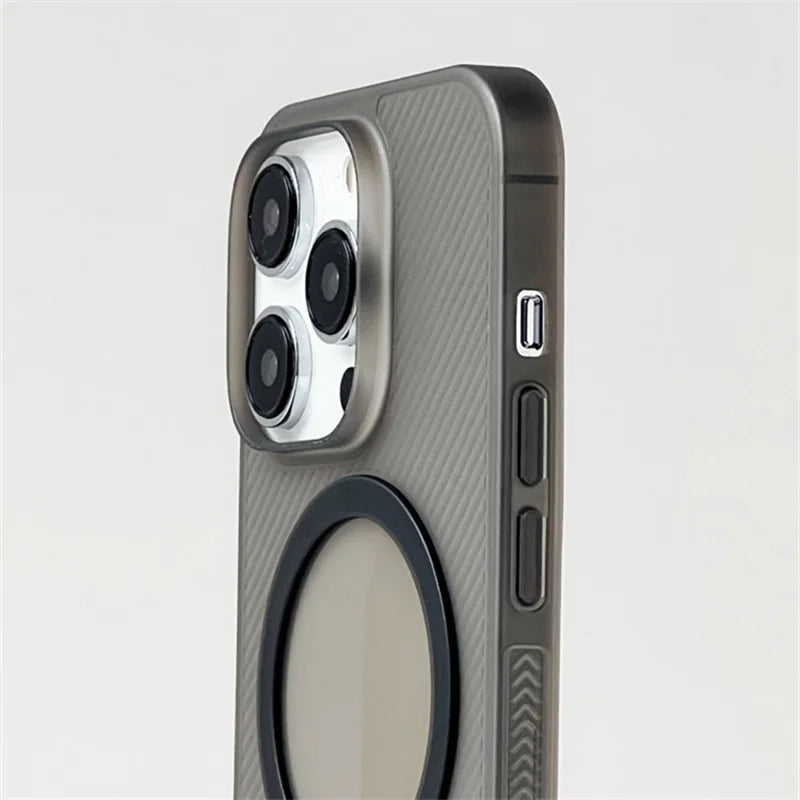 Luxury Matte for iPhone 15 14 13 Pro Max Phone Case with Magsafe Magnetic Charge Military Grade Shockproof Translucent Back Slim - Caseverse