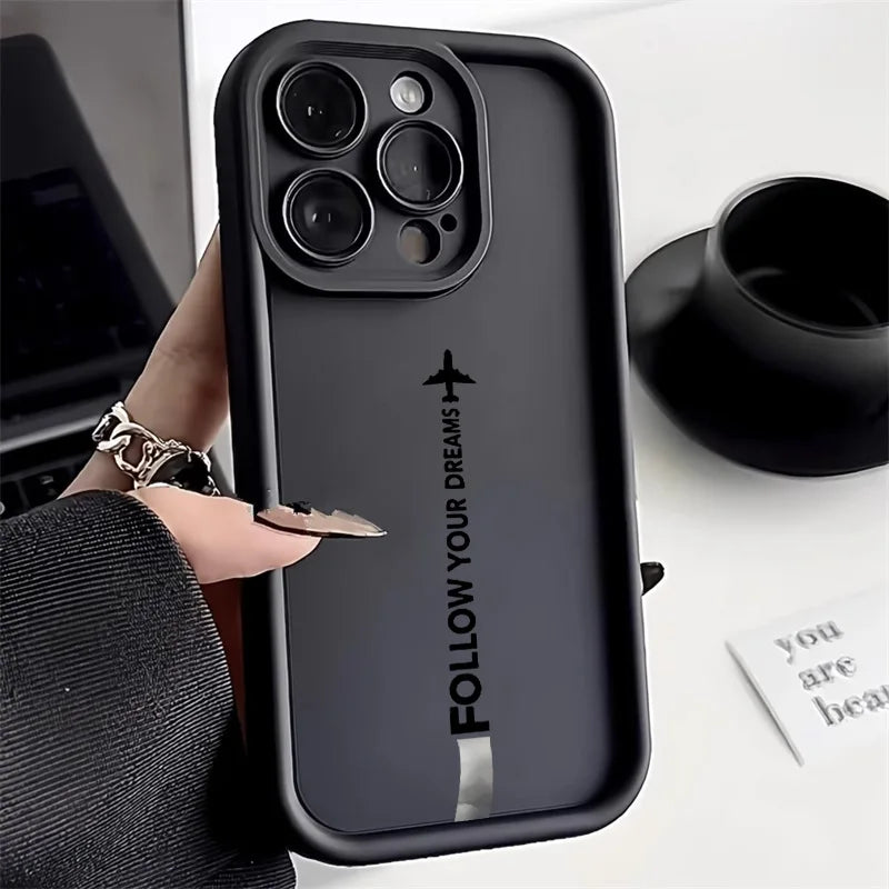 Soft Candy Liquid Silicone Phone Case For iPhone 14 15 16 Shockproof Cover