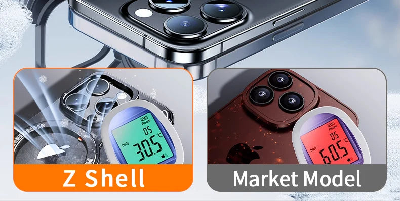 Shockproof Phone Case Z Shape Metal Frame for iPhone 16 Pro 15 14 13 Pro Max Plus Full Aluminium Alloy Magnetic Bracket Cases