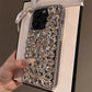 Full Screen Rhinestone Gemstone Phone Case for iPhone 16 15 14 13 12 11 Pro Max