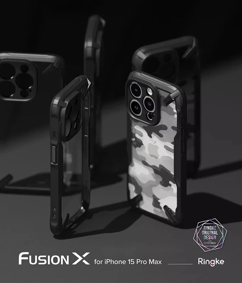 Ringke Case Compatible with iPhone 15 Pro 6.1-Inch, [Military-Grade Protection] Advanced Protection PC + TPU Bumper Phone - Caseverse