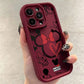 Mickeys Minnies Yk2 Red Cute Phone Case for IPhone 16 15 14 13 12 11 Pro Max Mini XR XS X 7 8 Plus Soft TPU Back Cover - Caseverse