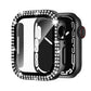 Diamond Case For Apple watch Cover 45mm 41mm 38mm 42mm 44mm 40mm Tempered Glass+ Bumper Screen Protector series 9 8 7 6 5 4 3 SE