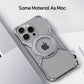 Metal Aluminium Alloy Magnetic Frameless Phone Case For iPhone 14 13 15 Pro Max 360° Stand Rimless Bumper Shockproof Metal Cover