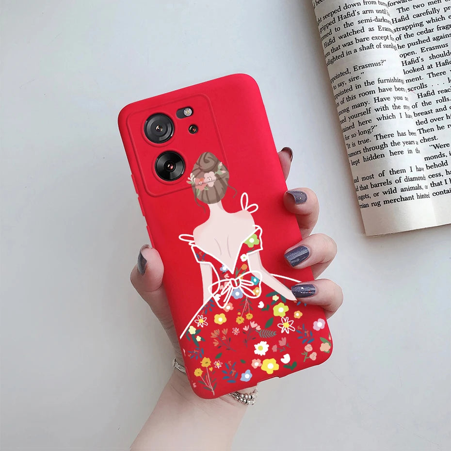 For Xiaomi 13T Pro Case Fashion Marble Astronaut Silicone Phone Cases For Xiaomi Mi 13T Mi13T 13 T Pro 5G Protection Back Cover - Caseverse