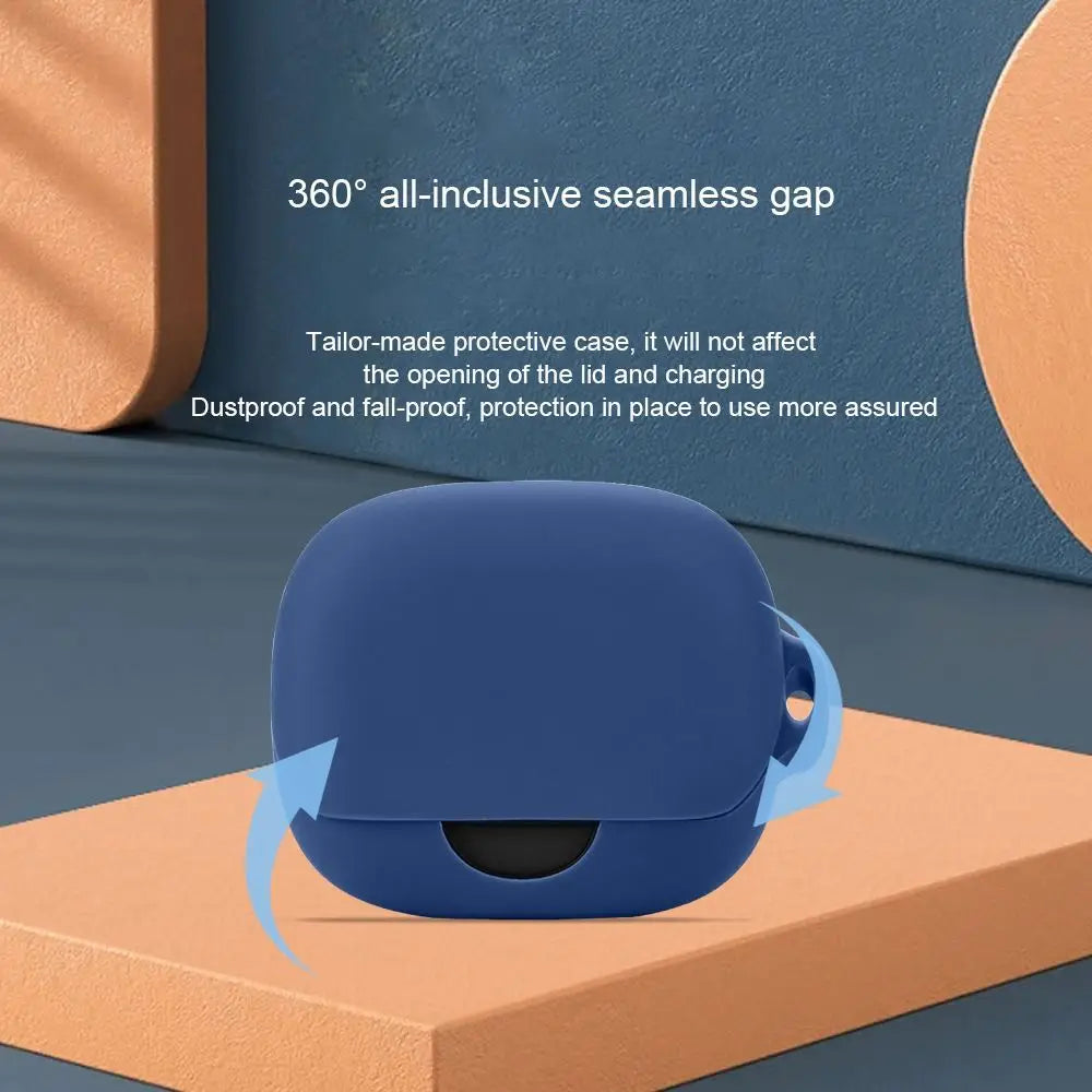 Anti-drop Earbuds Protective Case Washable Dustproof Wireless Earphone Shell Silicone for Anker Soundcore AeroFit Pro
