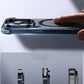 Aluminum Alloy Magnetic Stand Rimless Phone Case For iPhone 13 14 15 Pro Max 15Plus Metal Lens Shell  Frosted Matte Back Cover - Caseverse