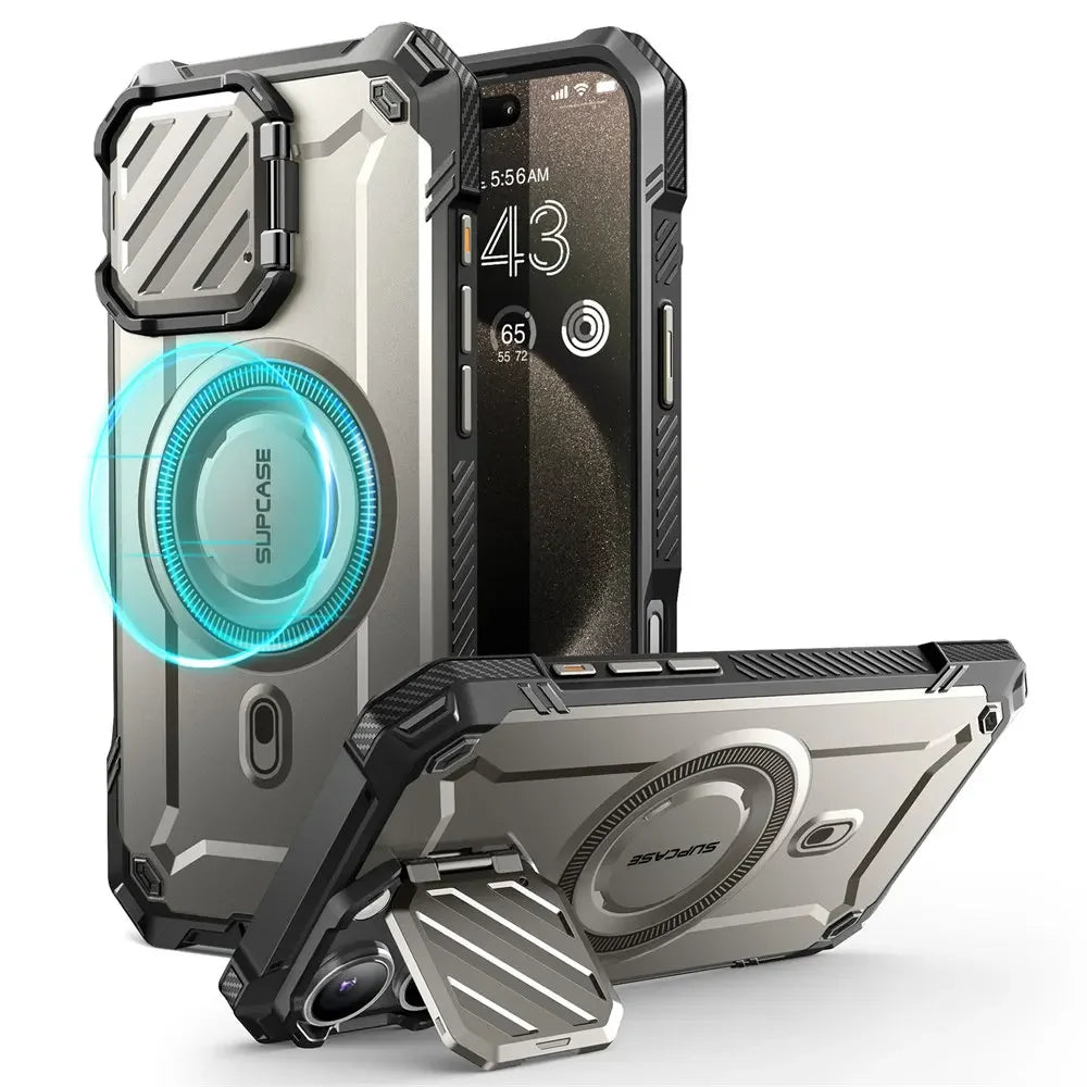 SUPCASE For iPhone 16 Pro Case 6.3" 2024 UB Mag XT Heavy Duty Rugged Strong Magnetic Phone Case with Camera Cover - Caseverse