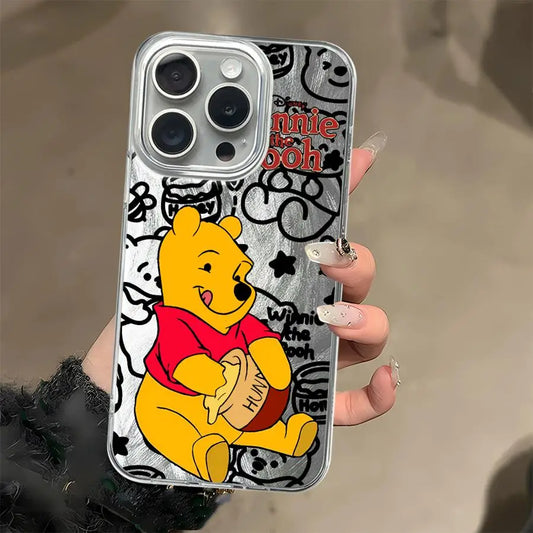 Soft Cover Phone Case for iPhone 12 XS Max 14 11 16 Pro Max 16e 15 7 8 Plus 13 Pro Disney Winnie The Pooh