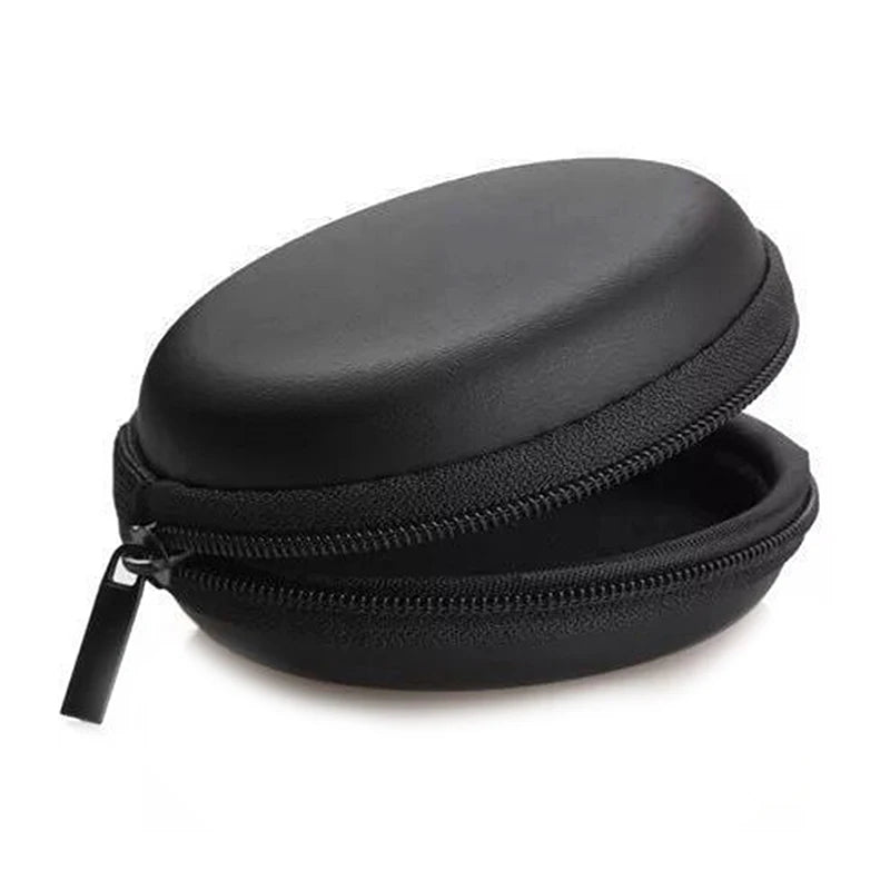 Bluetooth Headset Headphone Hard Case for Wired Earphones Storage Bag Case Portable Travel Shockproof Earbuds Carrying Pouch Bag