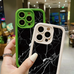 Soft Silicone Phone Case For iPhone 13 Case iPhone 15 14 Pro 11 12 16 13 Pro Max XR XS 7 8 Plus SE Fashion Marble Pattern Cover