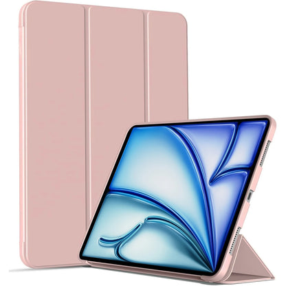 Tablet Case For iPad Air 11 2024 6th Gen Tri-fold Cover For iPad A2902 A2899 A2900 Filp Stand Tablet Cases Silicone Back Shell