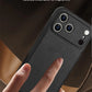 Soft Leather Case for iPhone 17 14 13 12 11 16 Pro Max XR 15 Plus Air Ultra Thin Lens Protection iphone16 16Pro Cover Coque
