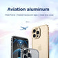 Metal Phone Cases For IPhone 12 13 14 15 16 Pro Max Plus Cover Magnetic Aluminum Frame Phone Shell For Iphone 13 Mini 14 15 Plus