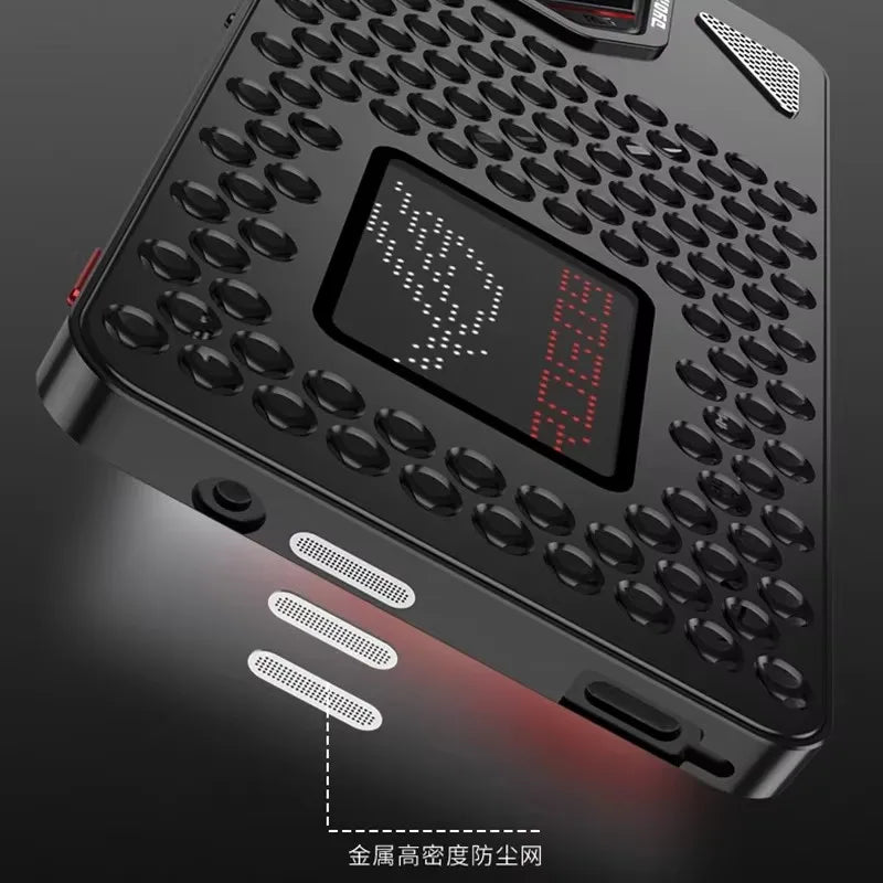 Case For ASUS ROG Phone 9 8 Pro Cover Aluminum Metal Copper Buckle Heat Dissipation Cases For Rog Phone9 Rog9 Rog8 Bumper Funda