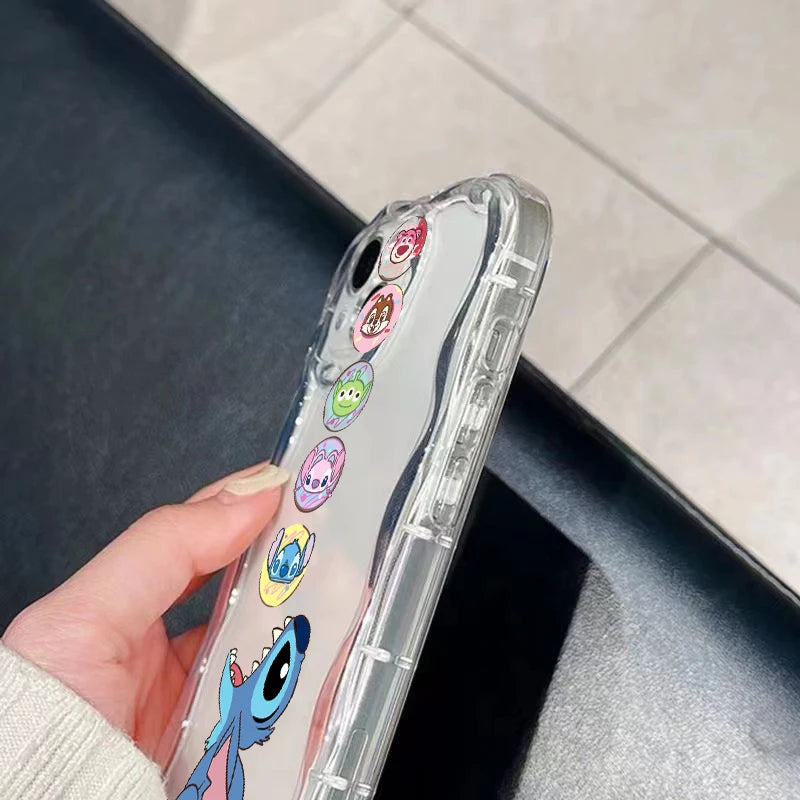 Cartoon Cute Stitch Tpu Case For Redmi Note 14 13 Pro Plus Redmi 14C 13 13C A3 Pro Mi 14T Phone Cover