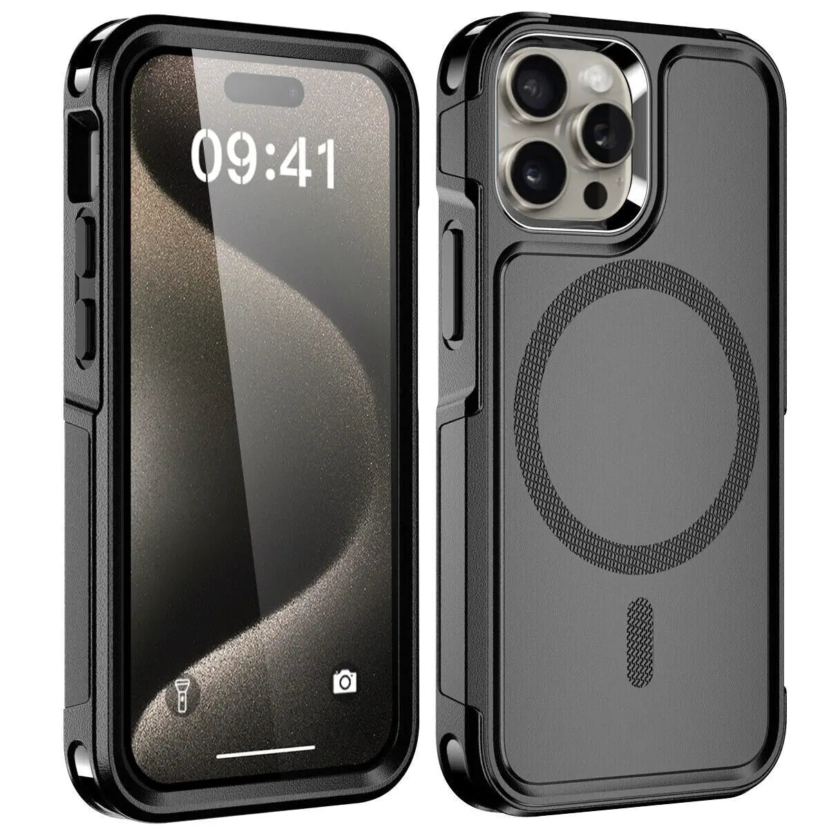 Magnetic Case for iPhone 15 14 Pro Max Plus 13 mini 12 for MagSafe Military Grade Drop Protective Tough Shockproof Case - Caseverse