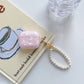 Pearl Earphone Cases For Airpods Pro 2 Leopard Pendant Headphone Protective Cover For Apple Airpod 3 Pro 2 1 3rd Generation Case