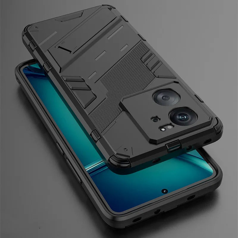 Rugged Armor Shockproof Phone Case For Xiaomi Mi 11 12 13 Lite 14 10T 11T 12T 13T Poco F3 F4 F5 Pro Holder Stand Back Cover - Caseverse