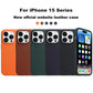Original Apple Leather With Magsafe Case For iPhone 15 Pro Max 14 Pro Max Plus 14Pro 15Pro Case Wireless Charging Magnetic Cover - Caseverse