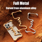 Metal 3D Track Bumper Phone Case For iPhone 16 Plus 15 14 Pro Max 15Pro Aluminum Alloy Frameless Shell Air Bag Shockproof Cover