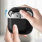 Frosted Earphone Case for Apple Airpods 4 with Cleansing Sets Wireless Headset Cover Magnetic Horizontal Lock Protective Covers