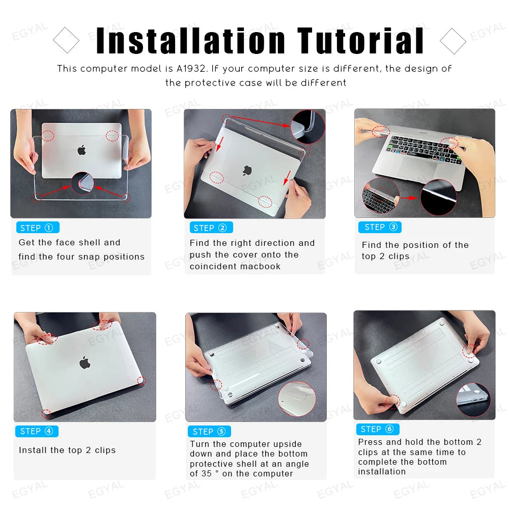 Laptop Case for Macbook Air 13 A2337 2020 A2338 M1 Chip Pro 13 2022 M2 Air 13.6 M2 for Macbook Pro 14 case M4 2023 M3 Pro 16