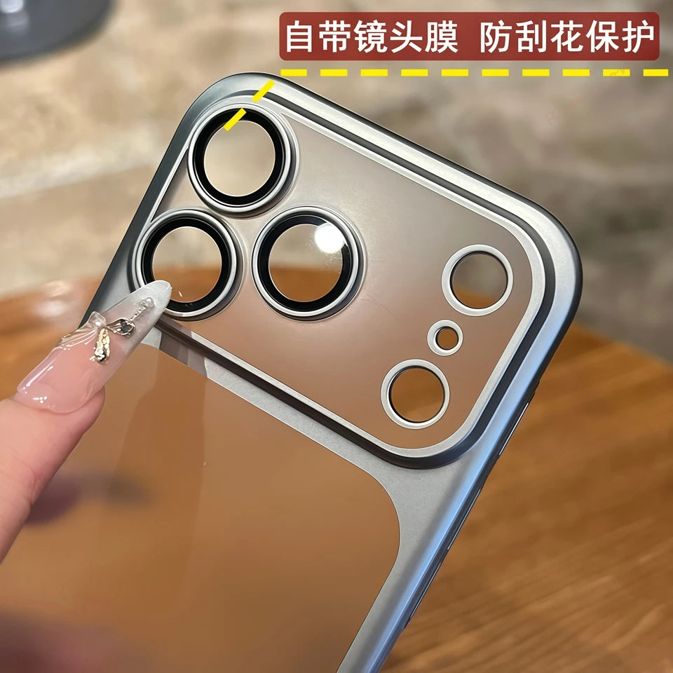 Ultra-thin Phone Case for iPhone 17 Air 16E 14 15 16 13 Pro Max Plus 16Pro 17Pro Max Matte Official Shockproof Protector Cover