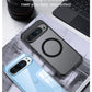 For Google Pixel 9 Pro XL 8 7 Pro 8a 7a Magsafe Case Matte White & Clear Wireless Charging Shockproof Magnetic Armor Cover