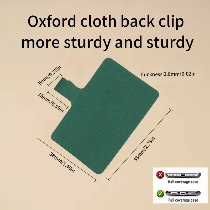 Crossbody Lanyard Necklace Strap Universal Mobile Phone Adjustment Long Hanging Rope With Clip Anti-Lost Lanyard